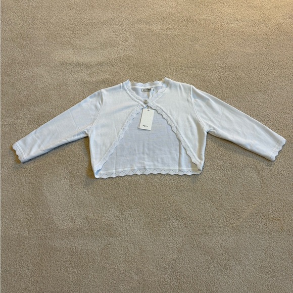 593-Grace Karin Sweater Womens Lg. Open Front Knit Cropped Bolero Shrug Cardigan - Picture 7 of 12